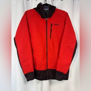 Patagonia Men's Vibrant Red and Deep Maroon Jacket